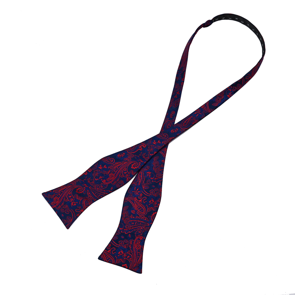 Wholesale Price Custom Bow Ties - Mens Polyester Bowtie Woven Self Tie Bow Ties Tuxedo & Wedding Bowties – YILI
