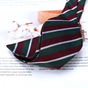 Краватка-метелик у смужку для чоловіків. Весілля з шовковою тканиною