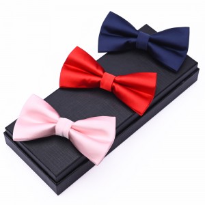 Wholesale Polyester Mens Classic Pre-Tied Satin Formal Tuxedo Bowtie Adjustable