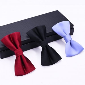 Polyester Bow Krawatten fir Männer