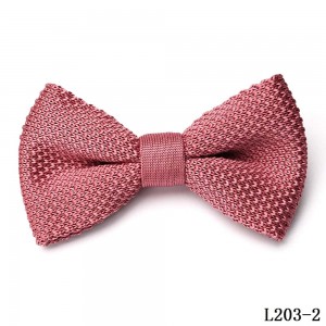 Solid Knitted Bow Tie