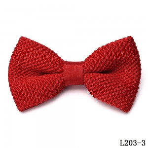 Solid Knitted Bow Tie