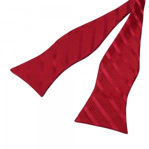 Cà vạt nơ tự thắt màu đỏ tía lụa sọc, Dịch vụ lắp ráp, Tìm nguồn cung ứng B2B, Bao bì tùy chỉnh - Giá trị tốt nhất