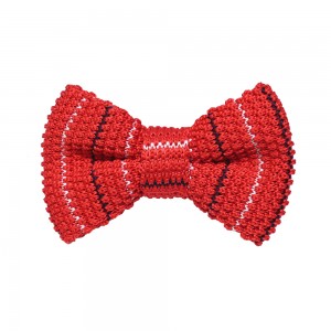 2021 Zam Lag luam wholesale Polyester Knitted Bow Tie Rau Txiv neej