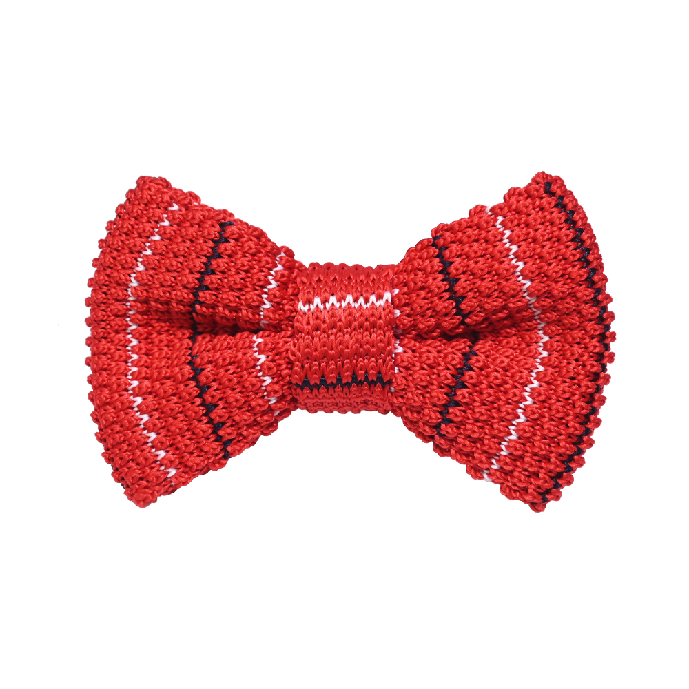 Mga Lalaking Dagko nga Lalaking Pormal Pre-tied Silk Knit Bow Tie Evening Party Bowtie
