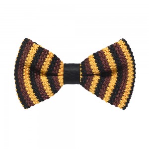 Mga Lalaking Dagko nga Lalaking Pormal Pre-tied Silk Knit Bow Tie Evening Party Bowtie