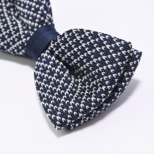 2021 Fashion Wholesale Polyester Knitted Bow Tie Para sa Mga Lalaki