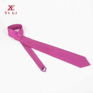 Tkané pánské kravaty hedvábné kravaty jednobarevné hladké