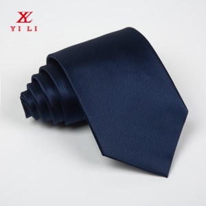 Pinagtagpi ng Polyester Solid Satin Ties Pure Color Ties Business Formal Necktie para sa Mga Lalaki Formal na Okasyon ng Kasal