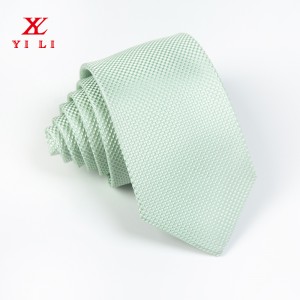 ត្បាញ Polyester Solid Satin Ties Pure Color Ties Business Necktie Formal Necktie for Men Formal Occasion Wedding
