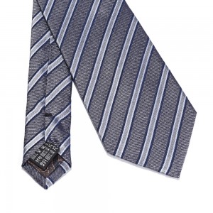Cravatta a righe in seta intrecciata alla moda da uomo: ideale per matrimoni, feste, costumi, Halloween