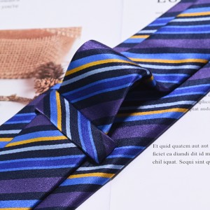 Mænds nyhedsslips Brugerdefinerede mønstrede vævede afslappede håndlavede skinny slips