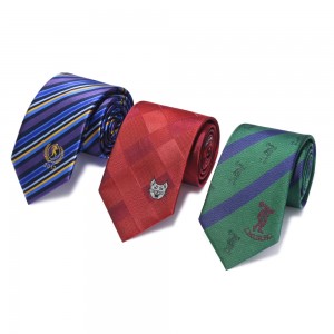 Mäns nyhet slipsar Custom mönstrade vävda Casual handgjorda smala slipsar