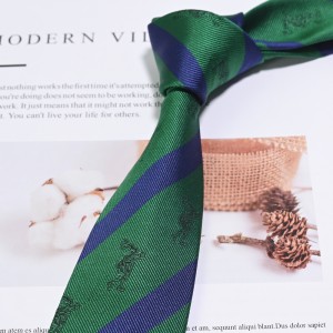 Nové pánske kravaty tkané na mieru so vzorom pre voľný čas, ručne vyrábané úzke kravaty