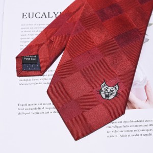 Vīriešu jaunatnes kaklasaites Pielāgotas rakstainas austas ikdienas rokām darinātas šauras kaklasaites