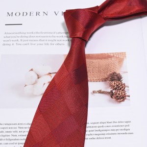 Cravatte novità da uomo Cravatte sottili fatte a mano casual tessute con motivi personalizzati