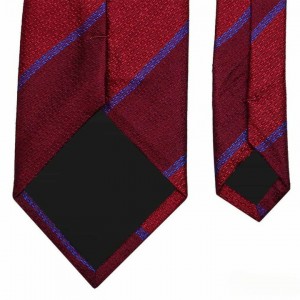 Шовкова краватка бордового кольору