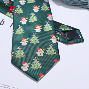 Hodvábne vianočné kravaty pre mužov sviatočná párty kravata pánska novinka a zábavná kravata