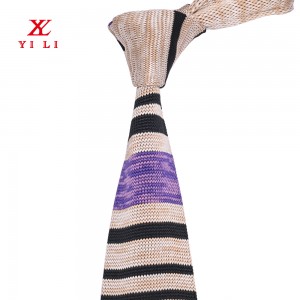 Cà vạt dệt kim thông thường dành cho nam giới bằng lụa Cà vạt vuông gầy