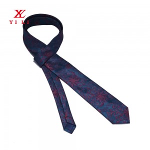 Tie ໂຮງງານຜະລິດ OEM ເຮັດດ້ວຍມື polyester ລາຄາຖືກ Paisley Ties