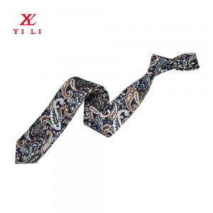 Custom Silk Skinny Printed Ties para sa Kasal, Groomsmen, Misyon, Sayaw