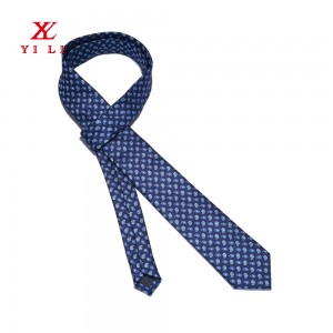 Cravatte Paisley in poliestere economiche fatte a mano OEM di manifattura di cravatte