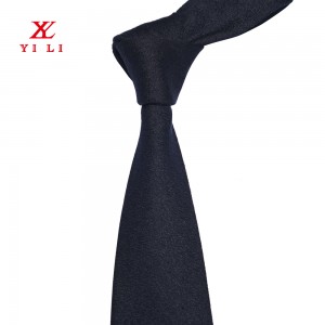 کراوات مردانه بافته شده کراوات ابریشمی تک رنگ ساده
