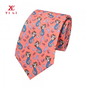Fashion Custom Printed Polyester Neckties Gnothachas pòsaidh tachartais foirmeil