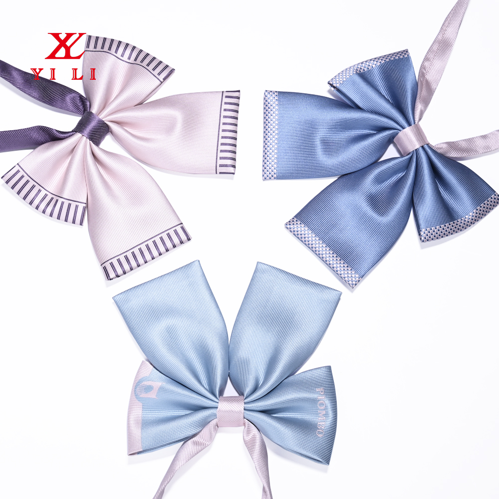 Excellent quality Sage Bow Tie - Polyester Ladies Adjustable Pre tied Bowtie Bow Ties for Women – YILI