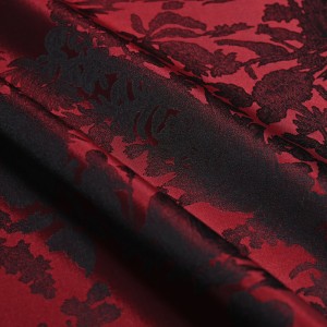 ٹائیوں کے لیے 100% سلک کے بنے ہوئے کپڑے جیکورڈ پیسلے کولڈ چیکس ڈیزائن