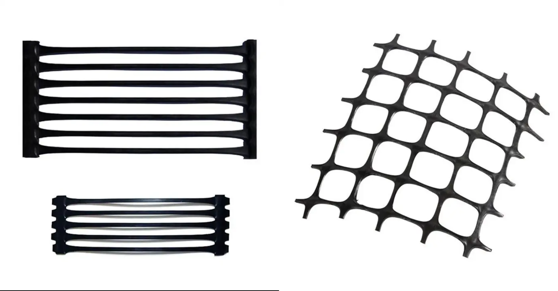 What is the difference between biaxial and uniaxial geogrid?