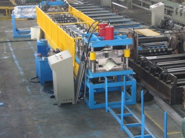 Cheapest Price Noise Barrier Cold Bending Machine - Aluminium Metal Roof Ridge Cap Roll Forming Machine – Yingyee