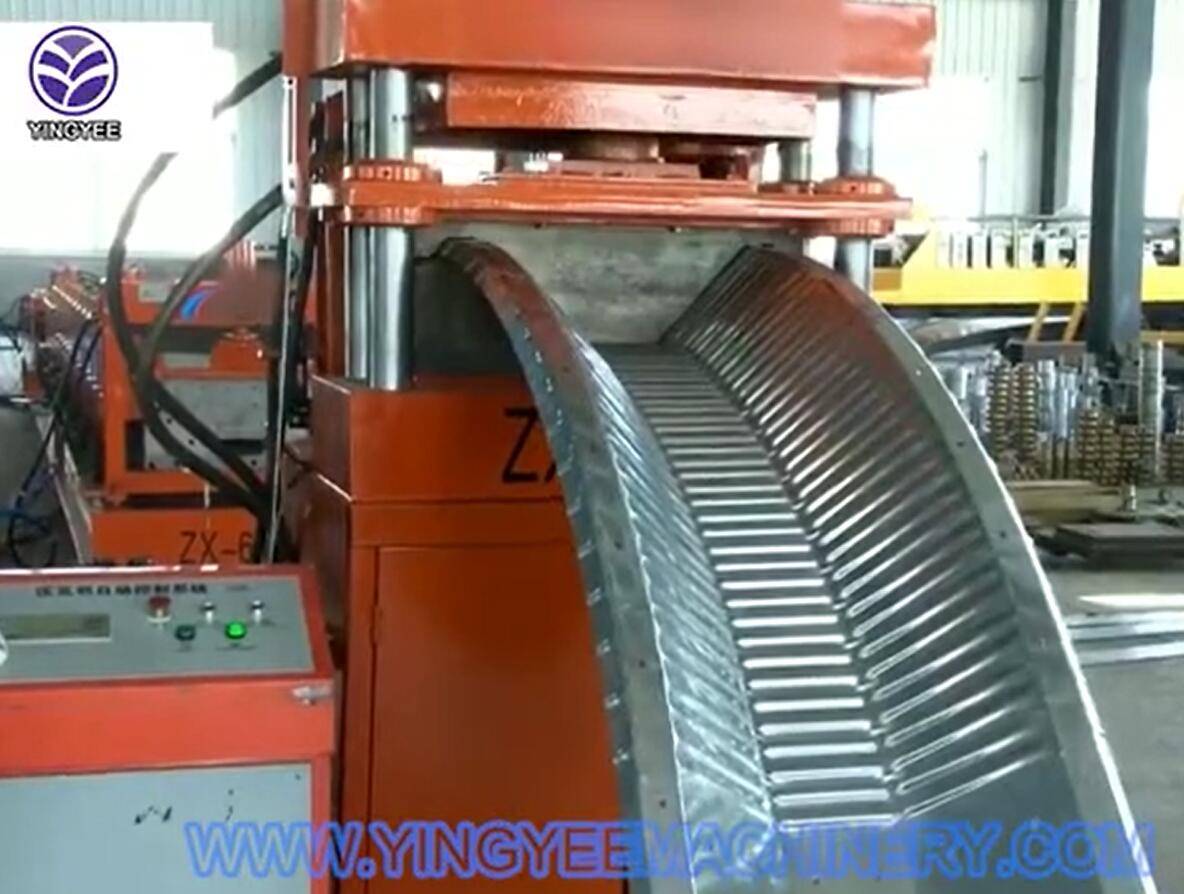 Nut and bolt large span roll forming machine with bending machine Featured Image