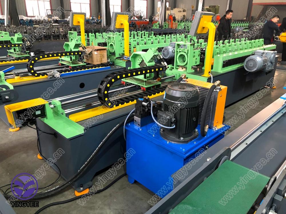 China Cheap price Double Layer Roofing Sheet Forming Machine - Manual sale stud and track c channel drywall main furring wall angle Forming Machine – Yingyee