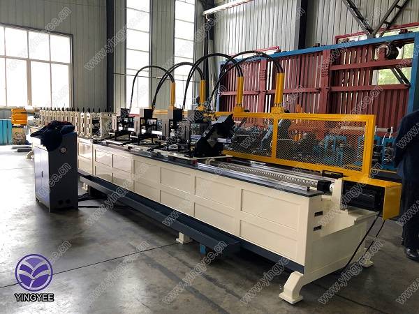 New Delivery for Carbon Steel Slitting Line - High speed without noises steel angle stud and track sale stud and track c channel drywall main furring wall angle roll forming machine – Yingyee