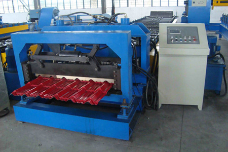 Newly Arrival Gutter Cold Roll Forming Machine - New Finished Glazed Tile Roofing Sheet Machine – Yingyee