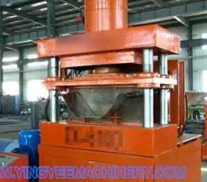 Nut and bolt large span roll forming machine with bending machine
