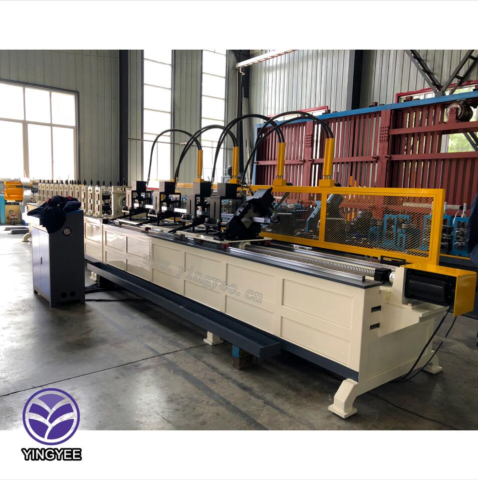 Manufacturer of Crash Barrier Cold Bending Machine - Chinese Professional China Full Automatic Operating Galvanized Colored Light Keel Steel Structure C Profile/Channel Purlin Cold Roll Forming Ma...