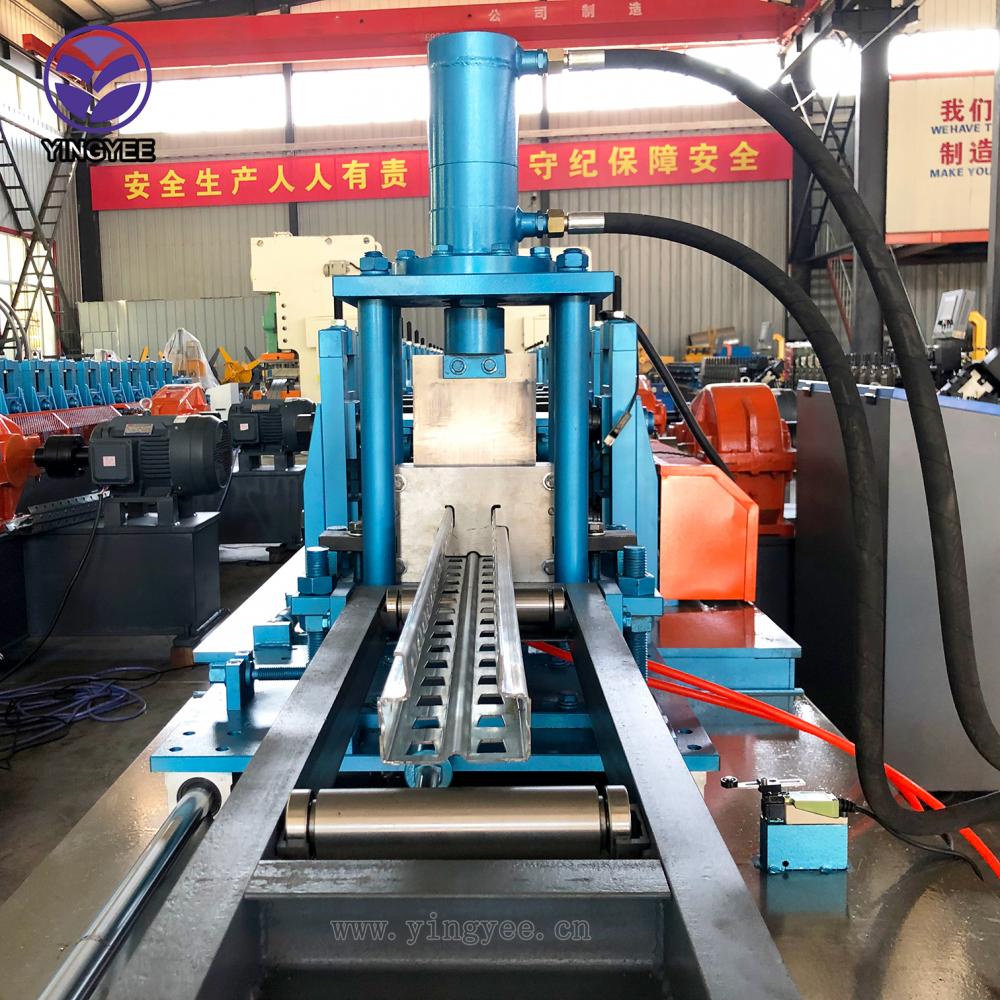 Leading Manufacturer for High Speed Slitting Line - storage rack upright shelf roll forming machine – Yingyee