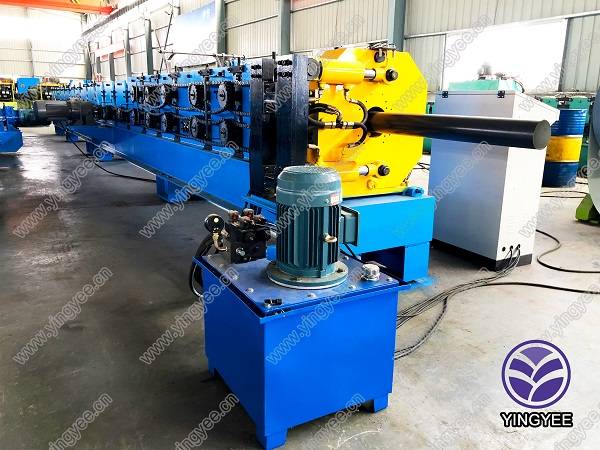 High Quality Trapezoid Roof Sheet Forming Machine - Color Steel Rain Pipe Roll Forming Machine – Yingyee