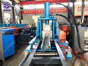 China Manufacturer for Multi Axle Fender Cold Bending Machine - Heavy duty storage racks roll forming machine  – Yingyee