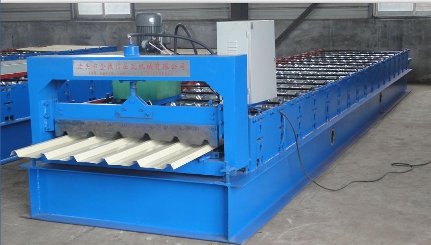 Two Layer Step Tile Corrugated Arc Machine