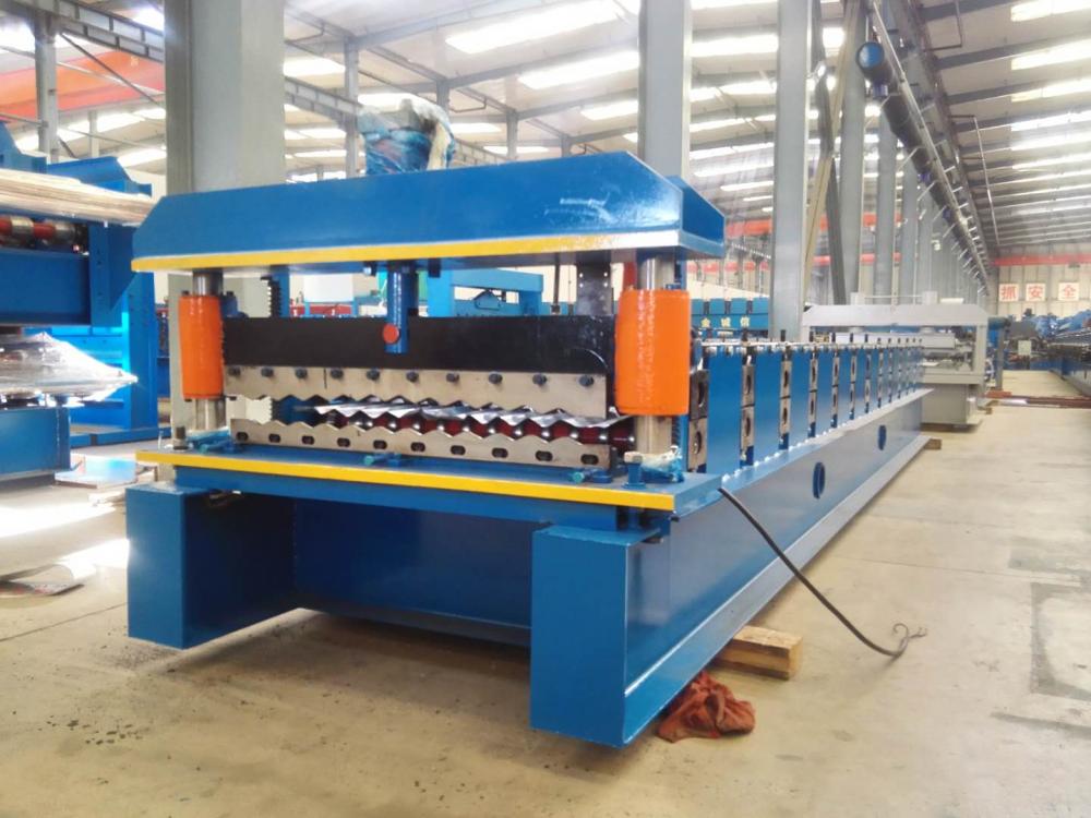 OEM Customized Metal Beam Guardrail Cold Bending Machine - Corrugated roofing sheet roll forming machine – Yingyee