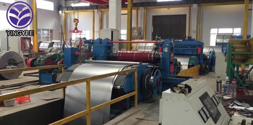 Wholesale Shelf Storage Rack Roll Forming Machine - Steel coils Slitting prodction line – Yingyee