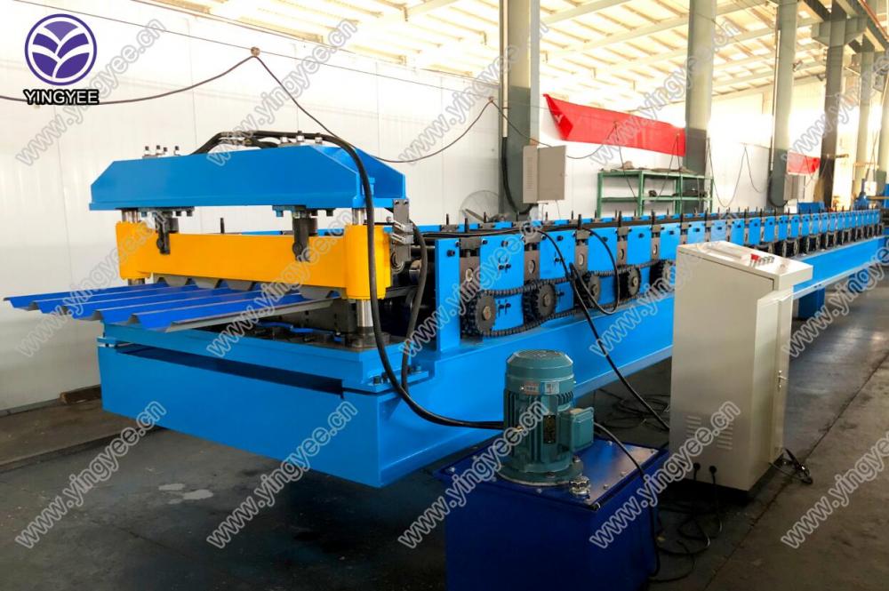 IBR colored roofing sheet roll forming machine