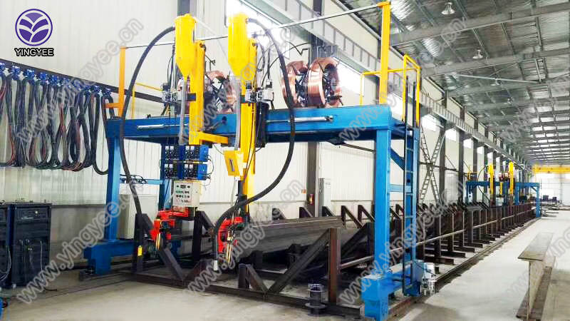 Manufacturing Companies for Purlin Roll Forming Machine - Assembling Welding Straightening  H Beam Welding Line – Yingyee