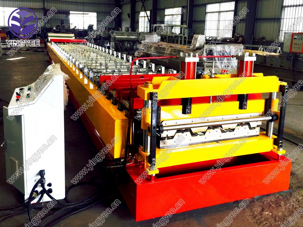 OEM Customized Metal Beam Guardrail Cold Bending Machine - automatic building metal floor decking making machine – Yingyee