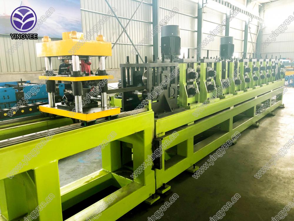 Good quality Metal Roller Shutter Door Making Machine - Steel Angle roll forming machine – Yingyee
