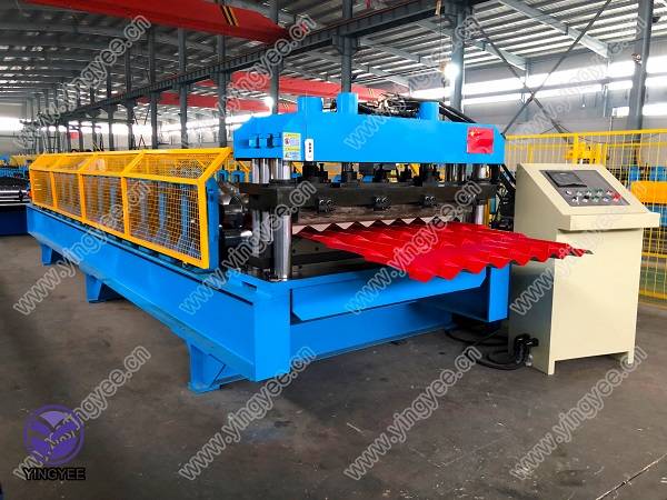 Glazed Tile Roof Panel Machine with gear box Featured Image
