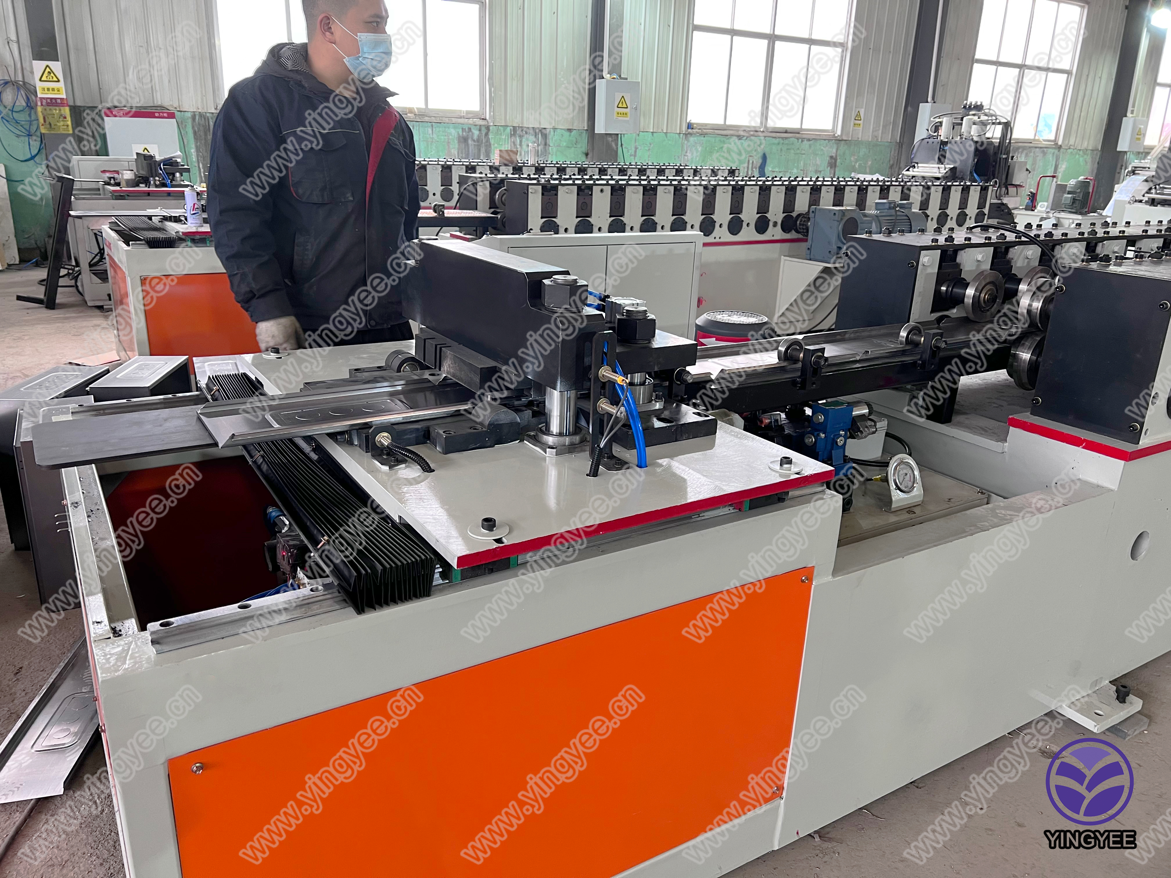 High definition Steel Roller Shutter Door Machine - Electric Cabinet Roll Forming Machine – Yingyee